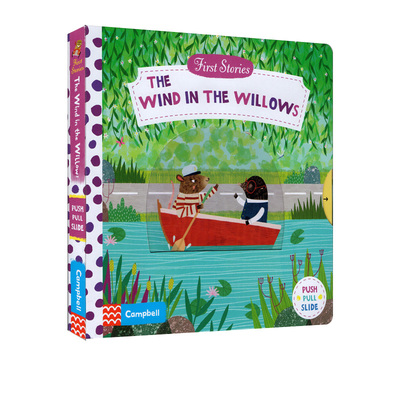 英文原版 BUSY系列 First Stories 柳林风声 Wind in the Willows 纸板机关操作书 童话篇 儿童英语启蒙 亲子互动绘本
