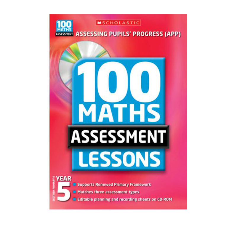 孤品清仓 Scholastic 100 Maths Assessment Lessons Year 5 五年级 100节数学课程 小学英语科学 附学习CD 学乐出品