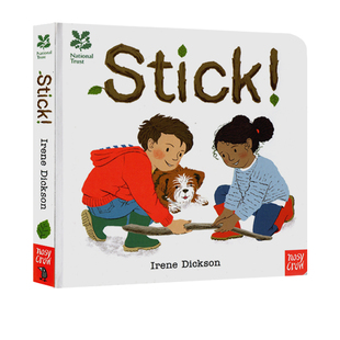 英文原版 Stick! 孩子的乐趣只需一根棍子 想象力创造力培养 Nosy Crow Stories Aloud 赠官方音频 大嘴鸟