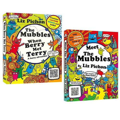 英文原版 Meet the Mubbles 微笑岛上的嘻哈一族 2册 儿童故事漫画 英国雀巢聪明书银牌奖Tom Gates同作者 Liz Pichon