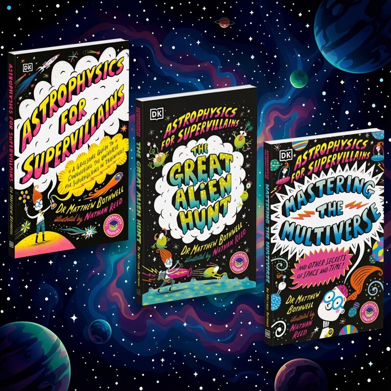 预售 DK超级反派的天体物理学 3册 Astrophysics for Supervillains 剑桥天文学家 Matthew Bothwell 英文原版趣味天文科普读物