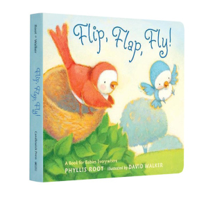 英文原版绘本 Flip Flap Fly 翻转 飘动 飞翔 A Book for Babies Everywhere 纸板书 儿童单词启蒙学习 亲子互动 常青藤爸爸推荐