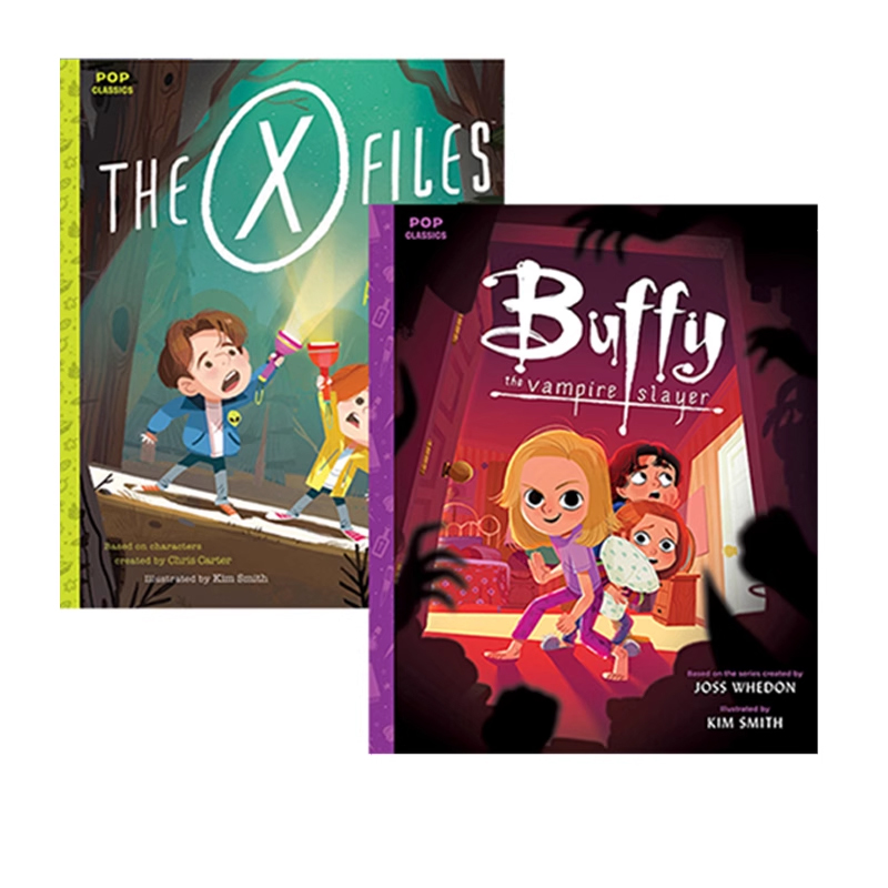 当代电影绘本系列 2册 The X-Files X档案  龙威小子 ET外星人 小鬼当家 经典电影故事绘本图画故事书 Kim Smith