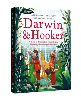 英文原版 Darwin and Hooker 物种起源背后的故事 达尔文 胡克 少儿科普绘本图画书 人物传记 22年新品