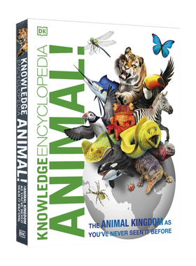 英文原版 DK动物百科 Knowledge Encyclopedia Animal 前所未见的动物王国 全彩精装大开本 青少年读物知识百科全书