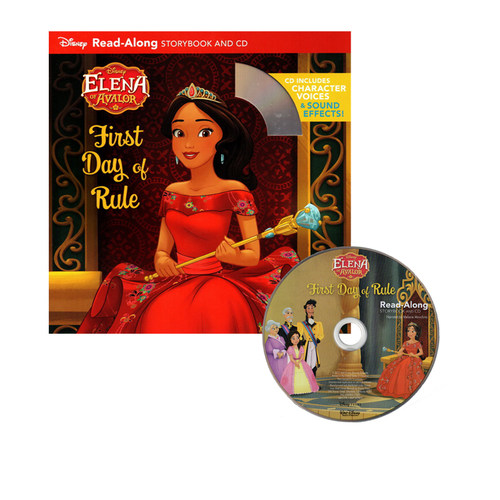 英文原版 Elena 埃琳娜的统治 Disney Read Along 附CD 迪士尼独立阅读有声绘本