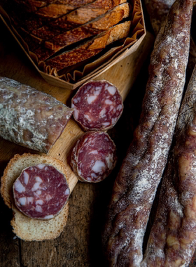 法国原装进口萨拉米法式高山猪干香肠Saucisse Seche风干即食火腿