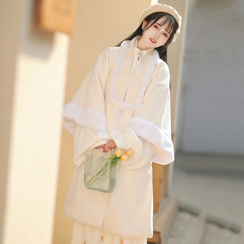 鼎尚原创[遇锦]明制汉服女2026新款秋冬加绒加厚中国风马面裙套装,女装/女士精品,汉服套装,淘宝优惠券,粉丝福利购,淘宝优惠卷