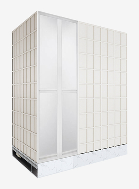 整体浴室推拉三协门日式SMC集成一体式卫生间树脂折叠门洗澡淋浴