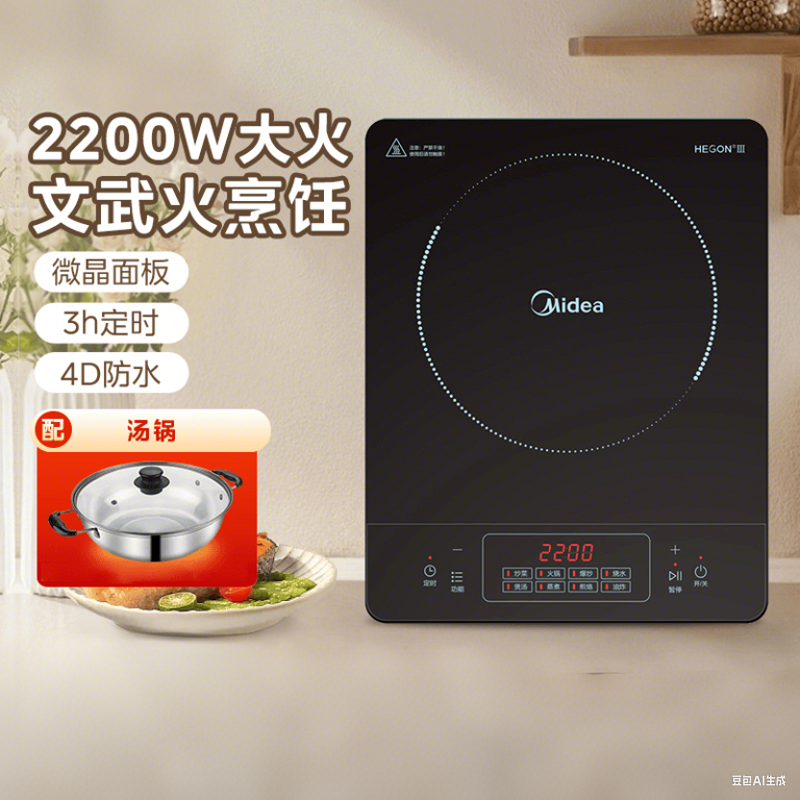 美的电磁炉一体家用大火力多功能智能大功率炒菜火锅官方自营正品,厨房电器,电磁炉/陶炉,淘宝优惠券,粉丝福利购,淘宝优惠卷