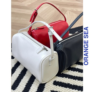 【不打低端局】90S笔筒包单肩腋下手拎包头层牛皮迷你斜挎手提包