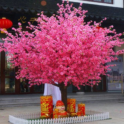 仿真桃花树假红包树大型仿生植物
