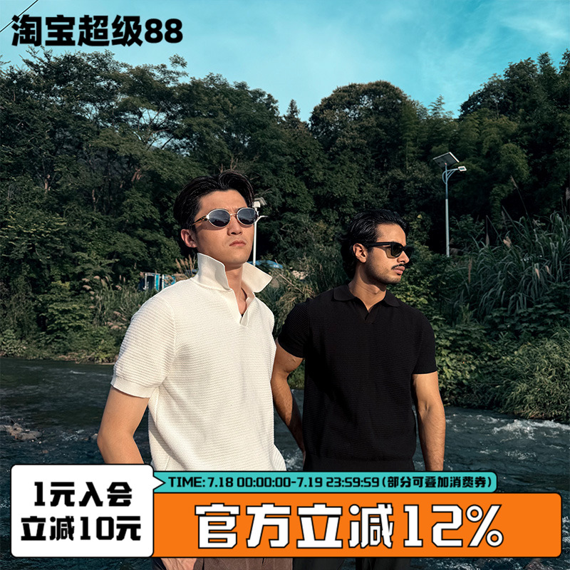 ZOZOFOREST海鸥领老钱莱赛尔针织