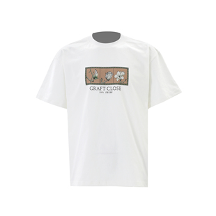 短袖 vintage风格 t恤 FOREST花卉花语系列FLOWER复古new ZOZO