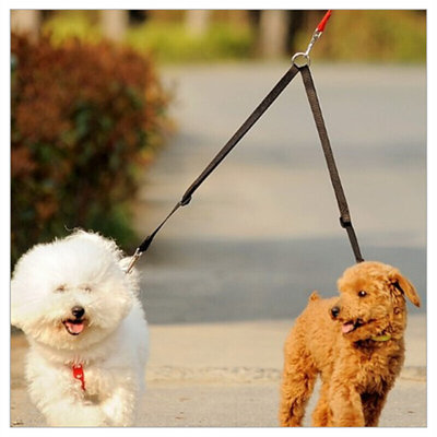 极速WALK 2 Two DOGS Leash COUPLER EDouble Twin Lead Walking