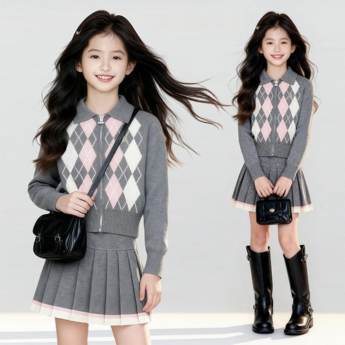 女童韩系长袖毛衣休闲上衣