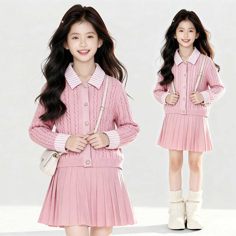 女童韩系长袖毛衣休闲上衣