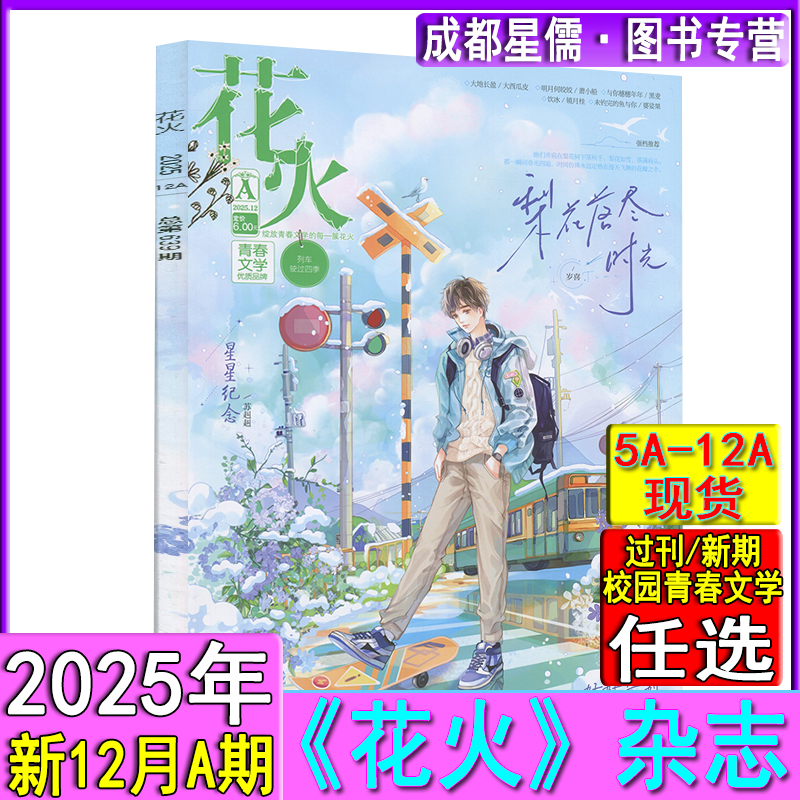 花火杂志2025年12A/11B/11A/10B/10A/9B/9A/8B/8A/7B-5A青春校园古风都市言情短篇小说女生文学打包清仓过刊魅丽花火系列11月上