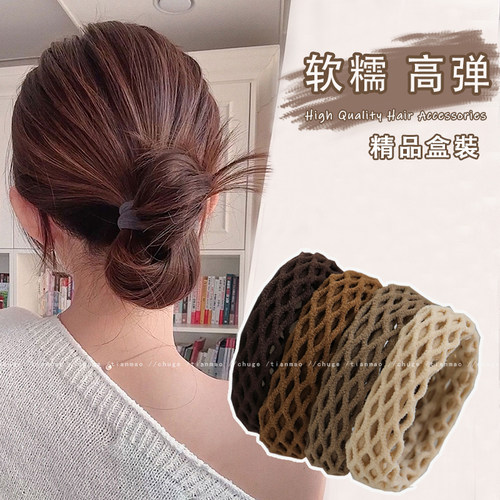 韩系高弹力耐用宽发绳发圈头饰