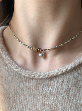 燕归红铃幕新中式铃铛项链女