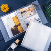 透明活页相册生写册影集简创透明插页式 拍立得收纳册过塑照片3寸4寸5寸6寸7寸明信片收集小卡收纳册追星女孩