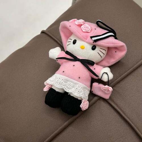 公主hellokitty包包挂件哈喽书包kt猫公仔毛绒挂饰凯蒂猫小玩偶