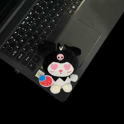 HelloKitty草莓手持毛绒挂件公仔钥匙扣包包挂饰少女心玩偶小吊饰