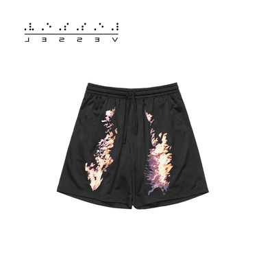 xVESSEL【回到未来】联名运动短裤夏季男女同款宽松潮流五分中裤