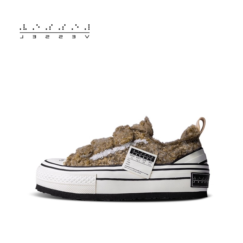 xVESSEL儿童帆布鞋粘带款