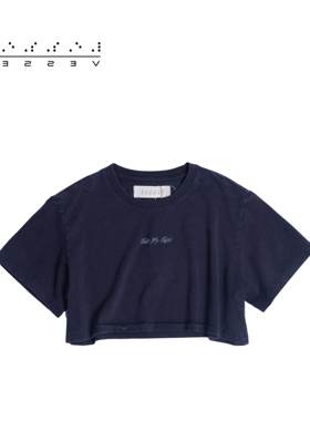 xVESSELPBP Crop Tee 潮流高级超短T恤女夏季短袖