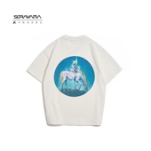 短袖 xVESSEL 宽松潮流T恤 时尚 夏季 空山基联名 名男女同款