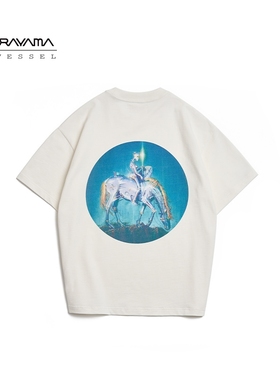 xVESSEL【空山基联名】名男女同款时尚夏季短袖宽松潮流T恤