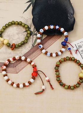 景德镇陶瓷手链学生创业摆摊葫芦