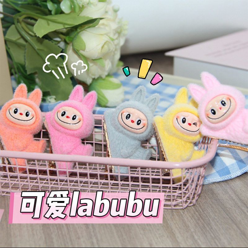 卡通可爱拉布布小公仔躺姿发夹