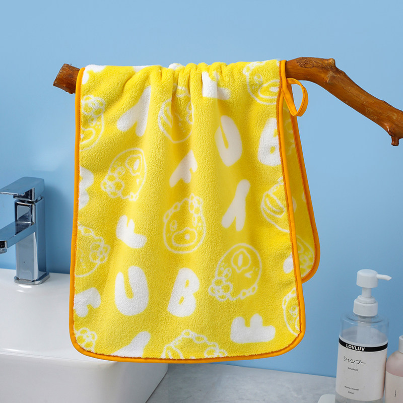 buffy小黄鸭珊瑚绒毛巾吸水男洗澡女柔软擦头发情侣家用浴巾礼盒