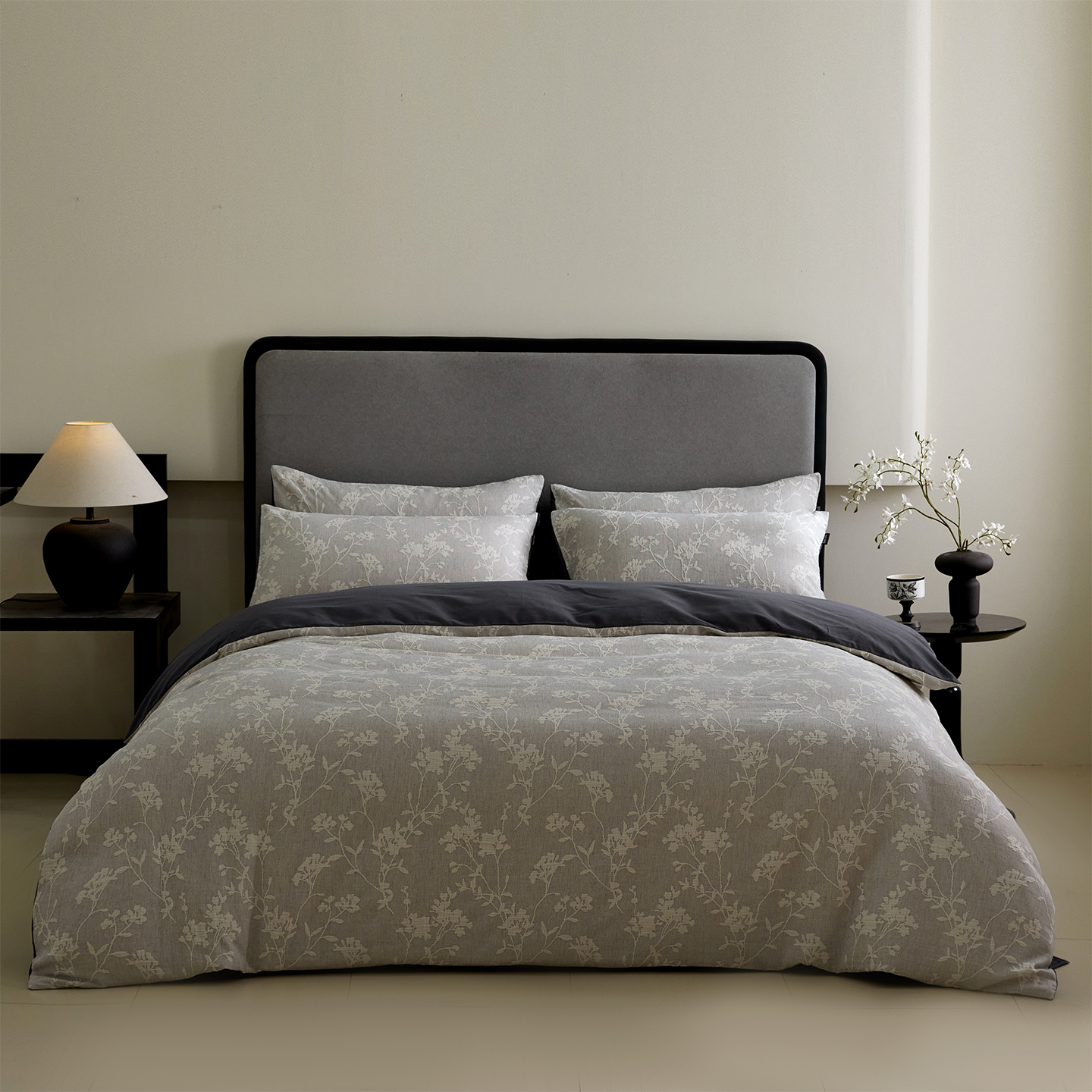 2025秋冬新款全棉A类三层纱加厚磨毛大提花四件套100纯棉高档床品