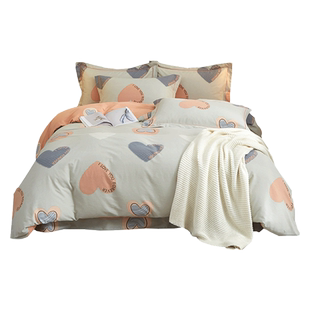 2025高端加厚全棉磨毛四件套100%纯棉被套床单秋天冬季床笠款床品