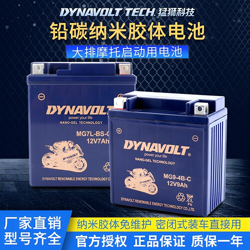 猛狮摩托车电瓶12V 250/400NK650国宾狒狒150CT250SR免维护蓄电池