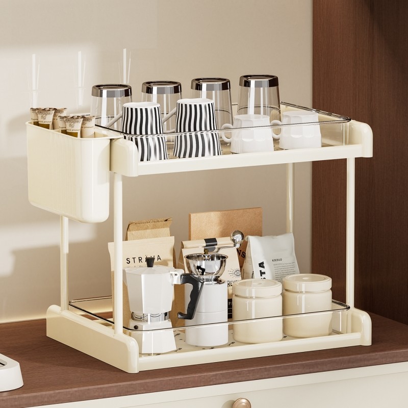 咖啡杯子置物架厨房台面放杯具茶杯水杯收纳架沥水放置架子多功能