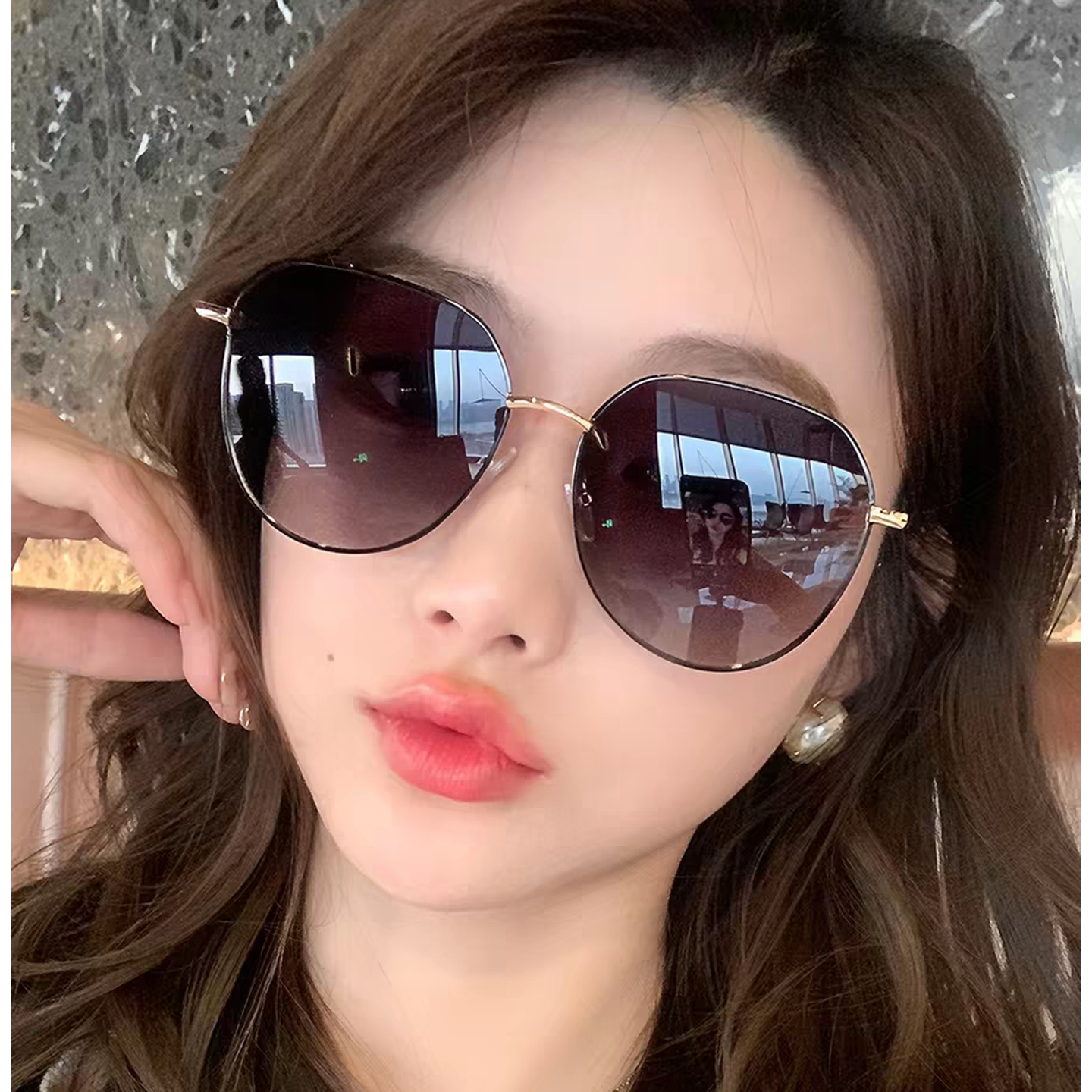 墨镜女款防紫外线大脸显瘦偏光太阳眼镜2026新款潮夏季防晒高级感