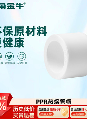 金角金牛ppr管帽管堵4分20  6分25 1寸32 自来水水管配件接头家用