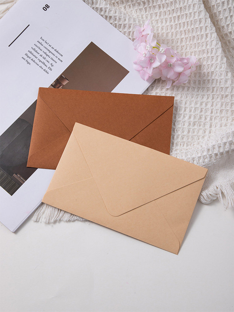 INS 고품질 브론징 엣지 빈 봉투 재고 있음 복권 세트 인사말 카드 진주빛 종이 봉투 창의적인 복권 빨간 봉투