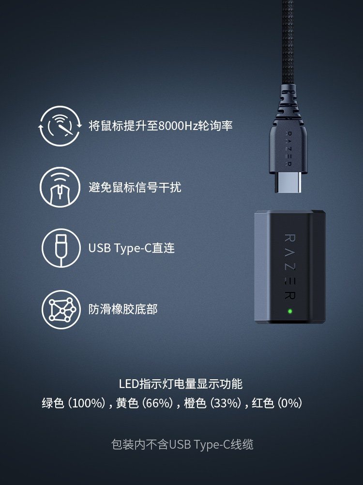Razer Wireless Receiver 8KHz polls Viper V3 Pro Gaming FPS