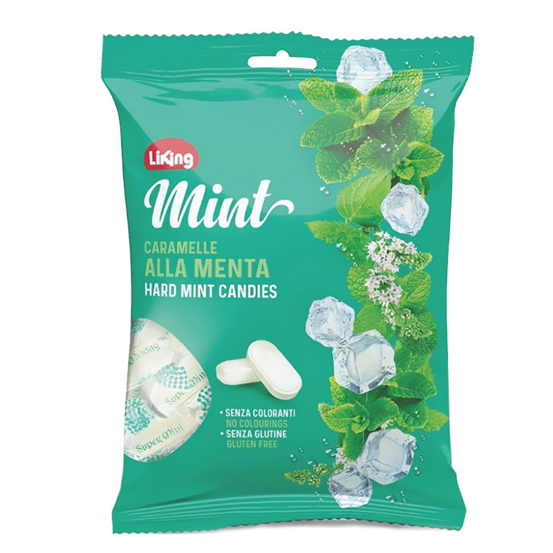 意大利进口LiKing薄荷味糖果150g清新口气清凉硬糖果冰爽喜糖零食