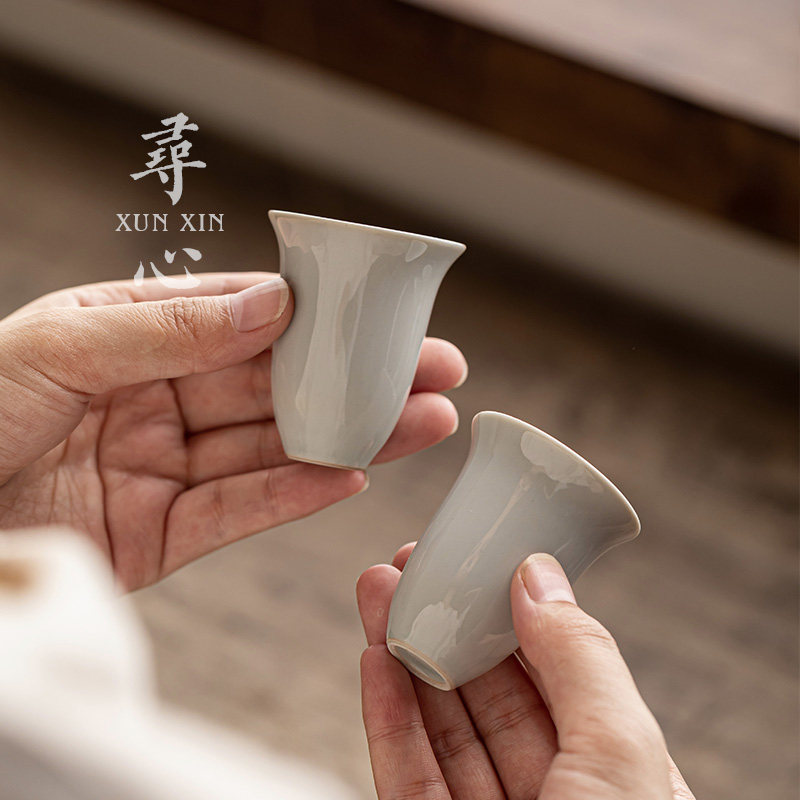 寻心中式陶瓷茶杯主人杯功夫茶具闻香杯家用防烫品茗杯泡茶杯单杯,餐饮具,茶杯,淘宝优惠券,粉丝福利购,淘宝优惠卷