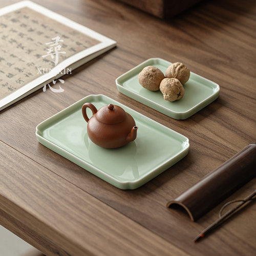 寻心陶瓷中式家用零食盘