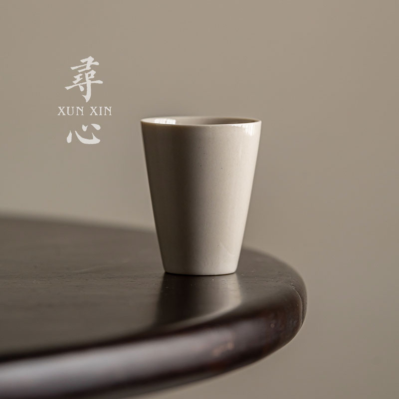 寻心家用复古草木灰茶杯