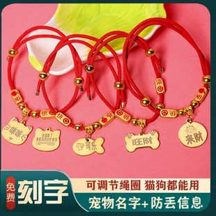 猫咪项圈猫牌狗牌定制刻字脖圈幼猫狗狗宠物装饰挂饰招财猫防丢失