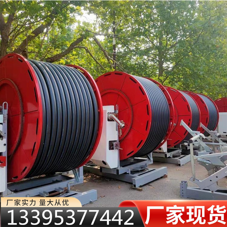 全自动卷盘式喷灌机 农田灌溉排灌机多喷头绞盘式淋灌机