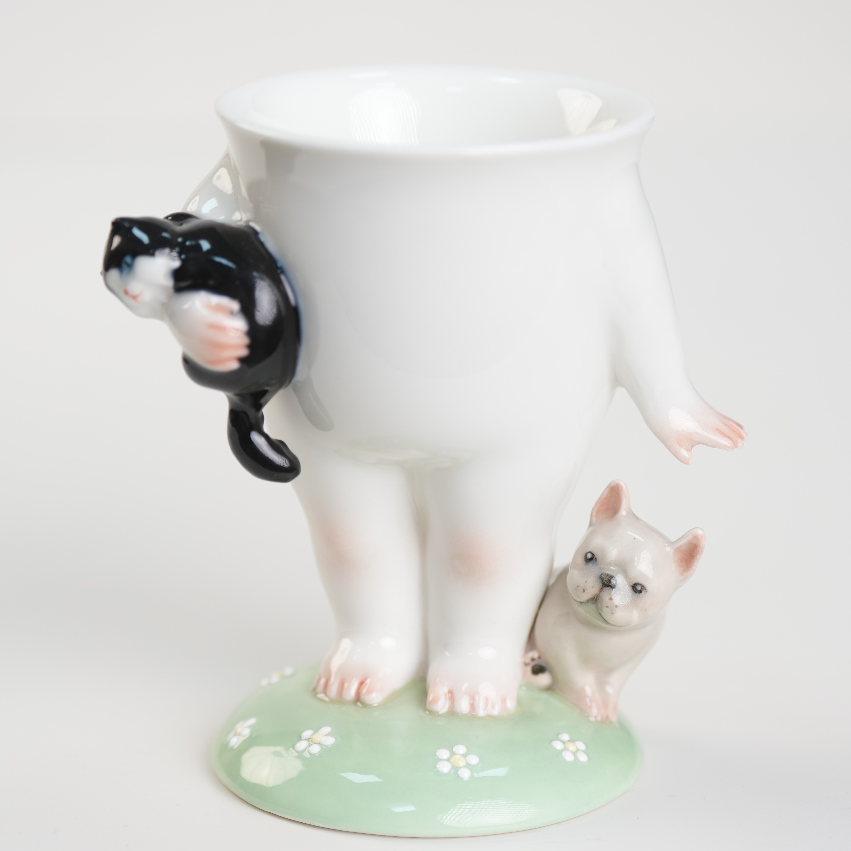 银河磁场可爱陶瓷手作杯子猫狗双全杯个性高颜值质感新年生日礼物,餐饮具,马克杯,淘宝优惠券,粉丝福利购,淘宝优惠卷